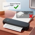 thumbnail image 2 of Portable Thermal Printer Wireless for Travel, Supports 8.5" X 11"US Letter/A4/A5/4in/3in/2in Thermal Paper, Bluetooth Inkless Printer Compatible with iOS, Android &, 2 of 7