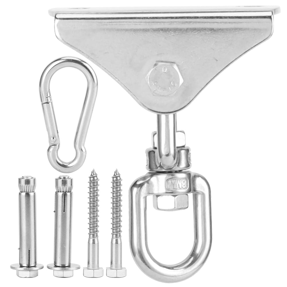 Ecoyyzn Stainless Steel Hook,Swivel Swing Hanger,Stainless Steel