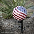 thumbnail image 6 of Alpine Corporation 10-Inch Metal Gazing Globe Stand Accessory, Black, 6 of 11
