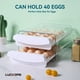 thumbnail image 2 of Soporte para huevos Luckore, 40 huevos, 2 niveles, para nevera, 2 of 7