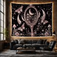 thumbnail image 6 of Vertically Oriented Ornate with Oval Hand Mirror Filigree, Mystical Fantasy for Space Lovers, Galaxy Room Decor, Valentine'S Day Gift, Tapestry Wall Hanging for Bedroom and Dorm, 6 of 7