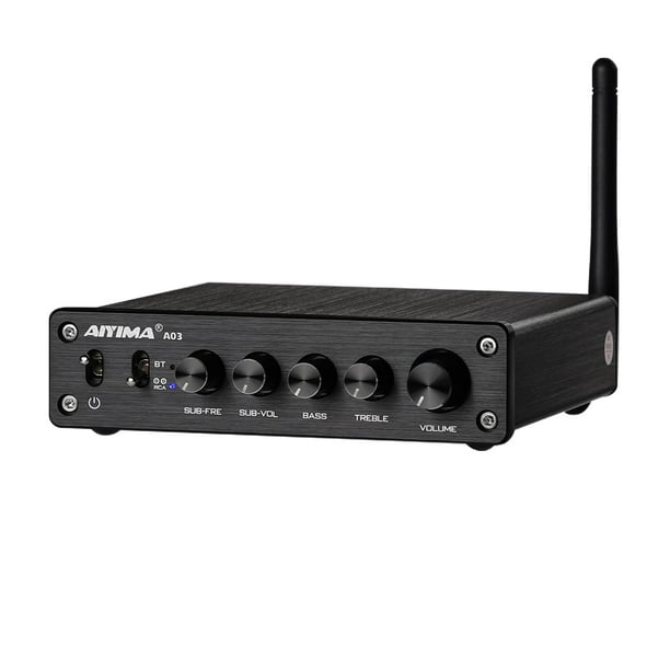 Amplificador AIYIMA A03 2.1 canales Clase D 50Wx2+100W Bluetooth