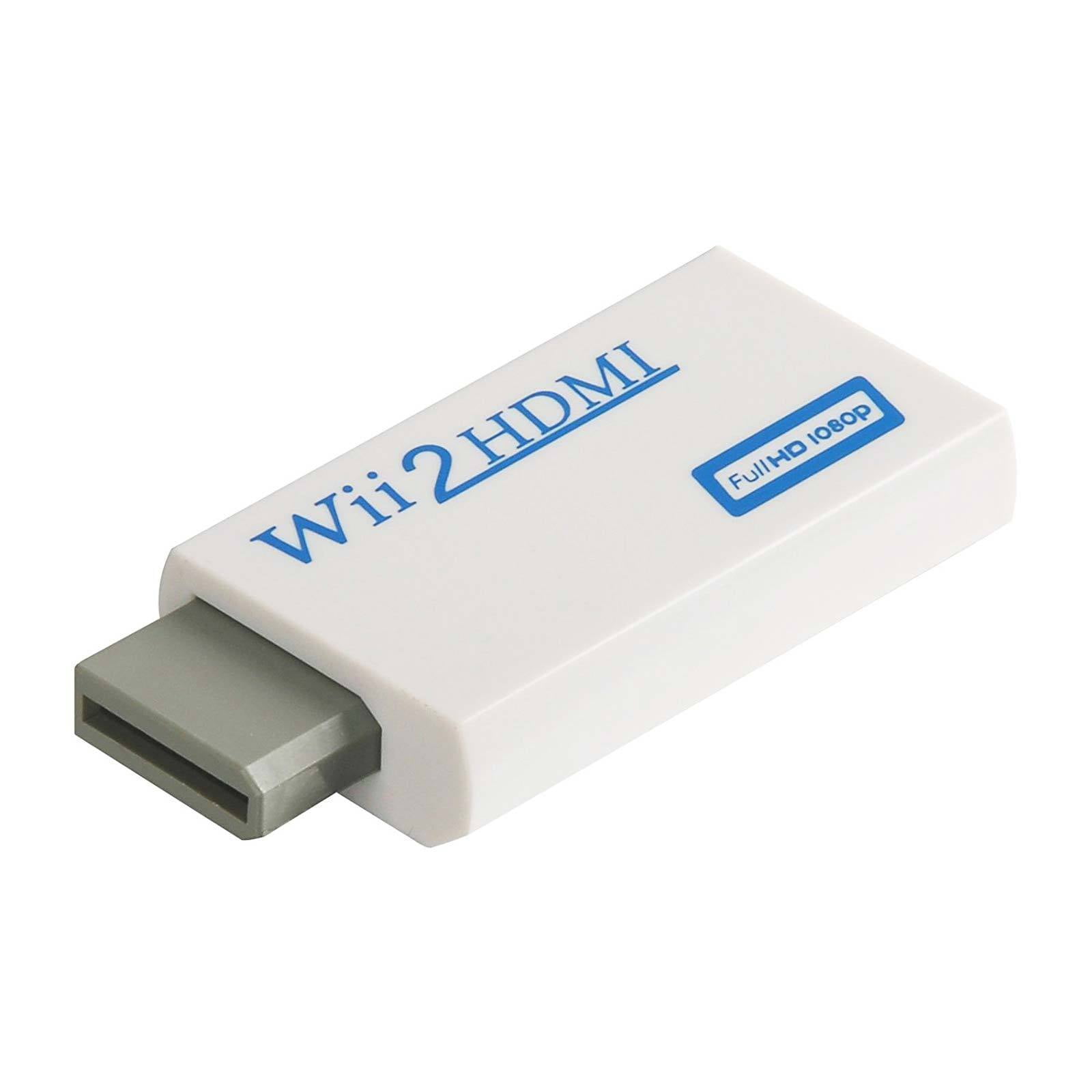 Wii to HDMI Adapter Converter Full HD 1080P Video 3.5mm Audio Output