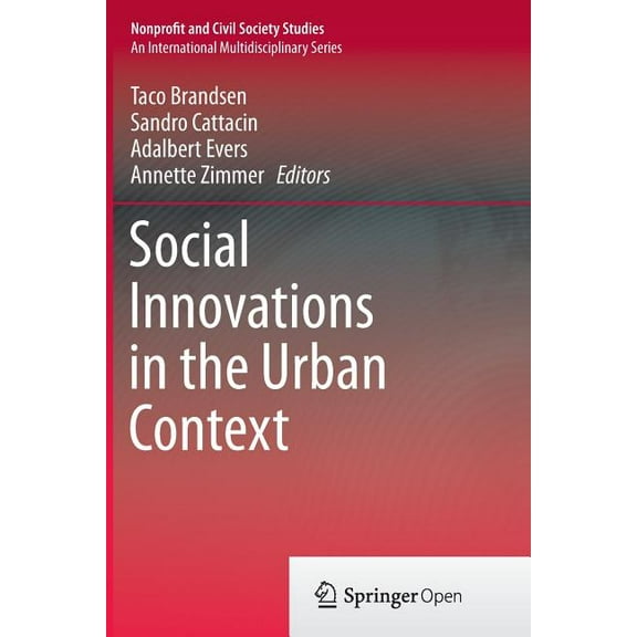 Nonprofit and Civil Society Studies Social Innovations in the Urban Context, (Paperback)