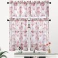 thumbnail image 7 of Floral Print Valance Curtain, Rod Pocket Rustic Farmhouse Flower Printed Short Curtain, 7 of 7
