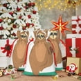 thumbnail image 5 of Fuzoiu Cute Sloth In Yoga Pose Tree Print Christmas Gift Bag,Burlap Gift Bag with Drawstring Closure & Hang Tag,Perfect for Holidays, Birthdays, and Special Occasions-Medium, 5 of 7