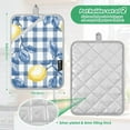 thumbnail image 6 of Yayeee Pot Holders Kitchen Heat Resistant with Pocket 7"x9.8" Cotton Oven Cooking Hot Pads, Light Lemon, 6 of 7