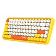 thumbnail image 3 of inalámbrico Mini portátil de 84 teclas Compatible con Android, Windows, ordenador, tableta, Perfert para y la - Amarillo Hugo Teclado inalámbrico Bluetooth, 3 of 7