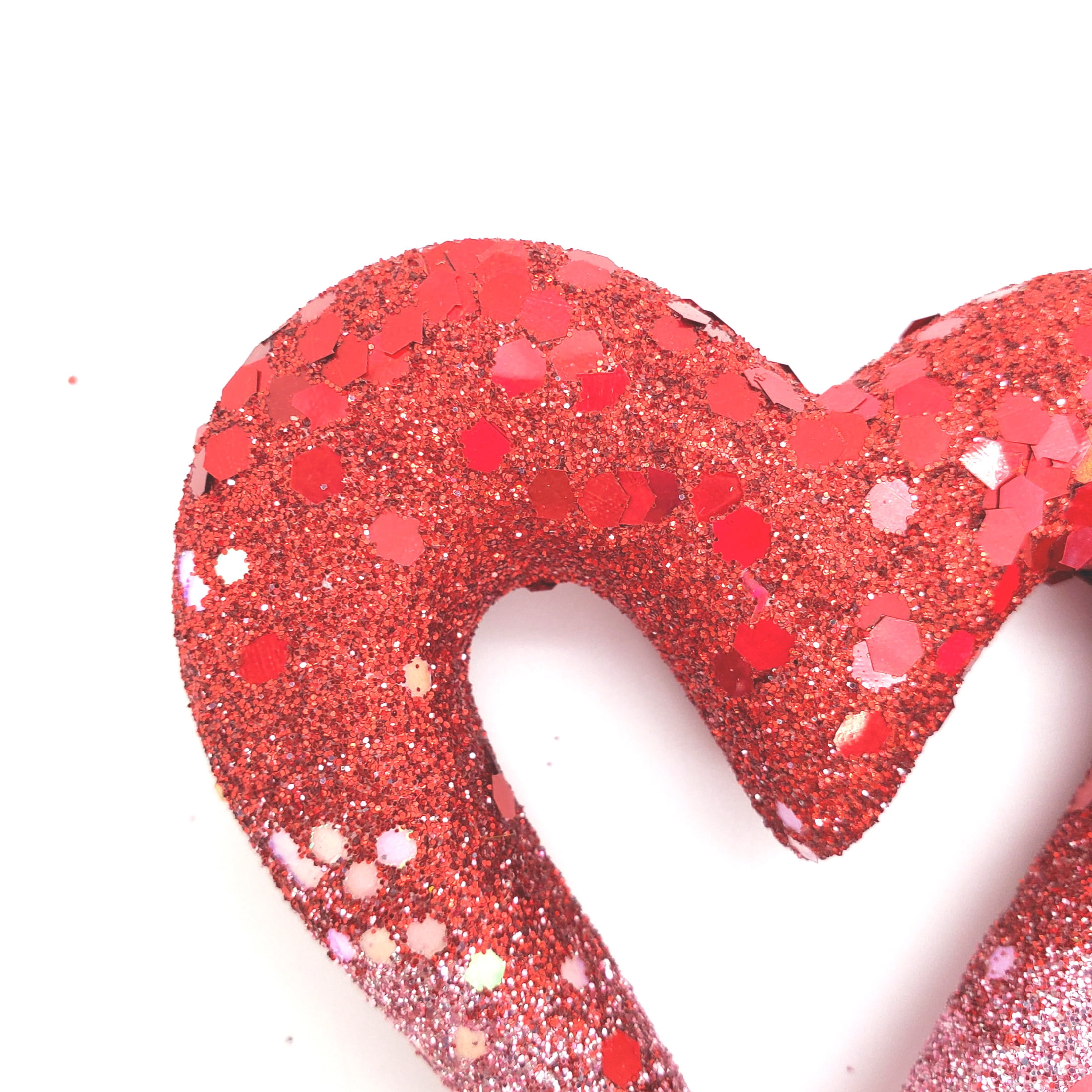 Way To Celebrate Valentine's Day Foam Ombre Fancy Heart Pick, Red & Pink, 12" Tall Decoration Pick