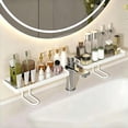 thumbnail image 2 of TFYZYY Freestanding Sink Faucet Storage Rack U-Cutout Bathroom Organizer Shelf for Makeup Bottles, Toothbrushes, and Toiletries No Drill Countertop Solution, 2 of 6