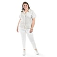 thumbnail image 4 of Blusa de algodon a rayas Roman Fashion /Tallas Extras, 5114 (Beige) beige 36, 4 of 5