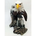 thumbnail image 2 of Ebros Patriotic American Bald Eagle Salt & Pepper Shakers Holder Figurine Set, 2 of 2