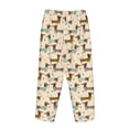 thumbnail image 5 of Goofa Dachshund Dog Printed Soft Pajama Pants for Women, Wide Leg Comfy Casual Lounge Yoga Pants-X-Large, 5 of 9
