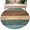 brown, variant on Round Rugs 5Ft, Teal Turquoise Wooden Round Area Rug Washable Indoor Throw Carpet, Rustic Retro Farmhouse Western Country Soft Non Slip Circle Rug for Cabinet Bathroom Home Decor Aesthetic