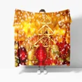 thumbnail image 1 of Couverture à motif de flocon de neige pour garçons et filles, thème de Noël léger, jeté de glouton, arbre de Noël, canapé, lit, canapé, festival, cadeau, 1 of 4