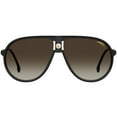 thumbnail image 2 of Carrera 1034/S 0807 Unisex Black Full Rim Aviator Frame Sunglasses, 2 of 2