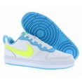 thumbnail image 4 of Nike Court Borough Low 2 GS Boys Shoes Size 7, Color: Summit White/Volt/Baltic Blue, 4 of 5