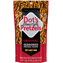 Dot's Homestyle Pretzels, Original Seasoned Pretzel Twists, 16 oz Family Size Bag