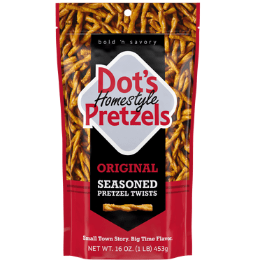 Dot's Homestyle Pretzels, Original Seasoned Pretzel Twists, 16 oz Family Size Bag