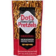 Dot's Homestyle Pretzels, Original Seasoned Pretzel Twists, 16 oz Family Size Bag