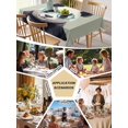 thumbnail image 5 of Sage Green Cute Panda Table Cloth, Waterproof Tablecloth for Rectangle Tables, Funny Animals Modern Art Reusable Washable Fabric Table Cover for Restaurant Kitchen Dining Tables 60"x120", 5 of 9