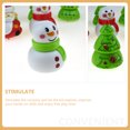 thumbnail image 4 of ColoMX 8 piezas de juguetes navideños de cuerda con diseño navideño, adornos de escritorio navideños, juguetes para niños (estilo mixto), 4 of 8