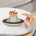 thumbnail image 4 of GUOOL Match Holder Bucket Storage Jar Bathroom, Decorative Kitchen Ceramic for Desktop A, 4 of 7