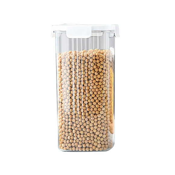 Rbaofujie Rice Storage Container Food Grade Sealed Jar Transparent Tea and Coffee Storage Plastic Bottle Kitchen Grain Jar Small Storage Containers