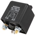 thumbnail image 2 of 12V 100Amp Interruptor de Encendido / Apagado Servicio Pesado Relé Carga Dividida para Auto Boat Van Negro, 2 of 10