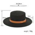 Cowboy Hats Unisex Retro Western Riding Leather Belt Wide Straw Cap