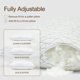 thumbnail image 2 of PREMIUM Adjustable Loft - Shredded Hypoallergenic r Memory Foam Pillow with washable removable cooling bamboo derived rayon cover -King, 2 of 9