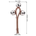 thumbnail image 1 of Peahefy Jingle Hand Bells, 3 Bells Handbell, For Music Gift For Christmas Present For Performance For Training, 1 of 8