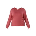 thumbnail image 5 of Avia Women's and Women's Plus Twist Back Top with Long Sleeves, Sizes XS-4X, 5 of 5