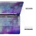 thumbnail image 4 of DesignSkinz Blotted Purple 896 Absorbed Watercolor Texture Full-Body Skin Decal Wrap Cover for MacBook Air 13" 2018 (A1932), 4 of 9