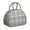 Grey-29, variant on Geometric Plaid Lunch Tote – Abstract and Moroccan-Inspired Checkered Pattern, Insulated and Reusable Lunch Box with Fashionable Flair