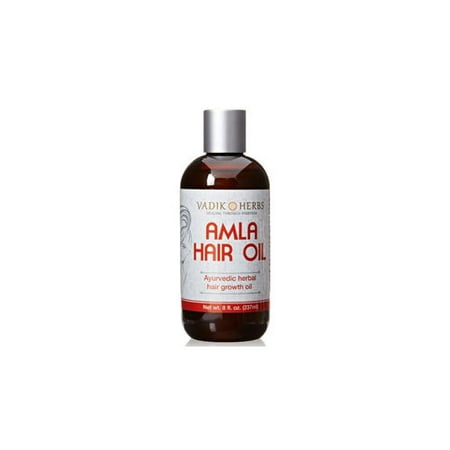 Vadik Herbs, Amla Hair Oil, Ayurvedic Herbal Hair Oil to Promote Hair Growth 8 Oz/237