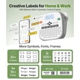 thumbnail image 4 of Rongta TD210 Laminated Label Maker with Tape, QWERTY Labeler for Home, Office, Warehouse Organization, 4 of 10