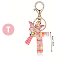 thumbnail image 2 of Porte-clés Initiale Mignon Rose Pendentif Lettre Z Style Papillon, 5 x Porte-Clés Lettre, Rose, 2 of 8