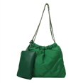 thumbnail image 1 of Bolso Mano Acolchado para Mujer Bolso Hombro Bolso Informal Con Monedero (verde), 1 of 9