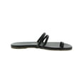 thumbnail image 2 of TKEES Leah Leather Sandal, 6, Black, 2 of 3