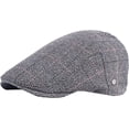thumbnail image 5 of CoCopeaunts Newsboy Hat Autumn Winter Hat Men Women Plaid Ivy Cap Male Female Artist Painter Beret Hat Adjusted Cabbie Hat, 5 of 7