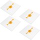 thumbnail image 4 of 4 piezas de hilanderos transparentes para juegos de matemáticas con flecha giratoria para juegos de fiesta y enseñanza, 4 of 7