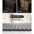 thumbnail image 5 of LazBlinds No Tools No Drill Cordless 1" Vinyl Mini Blinds, 100% Privacy S-Curve Blinds for Indoor Windows, Room Darkening Horizontal Window Blinds and Shades for Home, 30 1/2" W x 48" H, Grey, 5 of 6