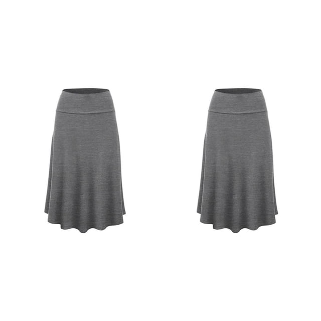 Sonducket midi favorecedora en : plisada de diseño elegante y sexy negra Faldas Diseño favorecedor gris XXL 2Conjunto