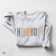 thumbnail image 2 of Homebody Sweatshirt, Introvert Graphic Crewneck, Cozy Casual Pullover, Retro Style, 2 of 6