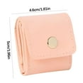thumbnail image 3 of GASTROPOD Mini Travel Jewelry Bag, Portable Foldable Travel Jewelry Organizer Case, Mini Travel Jewelry Roll Bag with Buckle, for Earrings, Rings, Necklaces, 3 of 7