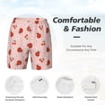 thumbnail image 5 of Lsque Mens Swim Trunks Ladybug With Flower Pattern - Bathing Suit Compression Liner - Beach Swim Shorts Swimwear - (S-3XL) - Stretch Quick Dry -Small, 5 of 9