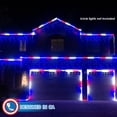 thumbnail image 2 of Russell Decor Patriotic Rope Lights Red White Blue 10'-200' Independence Day 4th of July Memorial Day Veterans Day and Christmas Decoration Lighting (40 Feet), 2 of 9