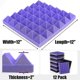 thumbnail image 2 of 12 Pack Sound Proof Foam Panels,acoustic Foam Panels High Density Sound Absorption Pyramid Studio T, 2 of 5