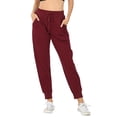 thumbnail image 1 of Women's Soft Joggers Drawstring Elastic Waistband Sweatpants Workout Lounge Pants, 1 of 4